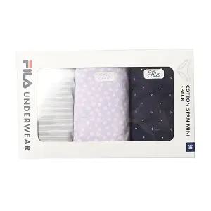 [롯데백화점]휠라언더웨어 여성면팬티 3매입(미니)BFG9041FPVI