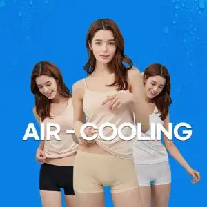 ZL 여성 프리Y 사각 에어쿨링 드로즈 팬티 3종