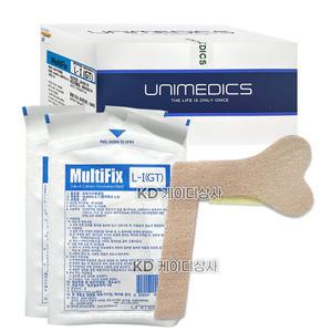 유니메딕스 멀티픽스 L-I GT 카테터밴드 100매 레빈튜브 엘튜브 고정밴드