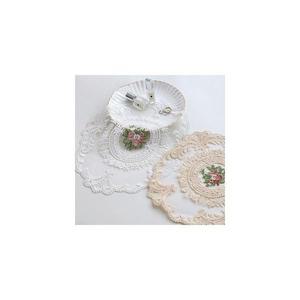 북유럽 원형 자수 레이스 테이블 러너 매트 접시 화분 찻잔 캔들 인테이러 소품 받침대 홈데코