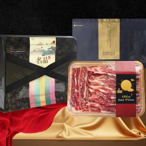 삼부자 명절선물 미국산 초이스등급 최상품 꽃갈비 LA갈비 선물세트 2KG,3KG