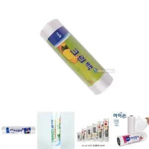 (옵션 대 30x40) 크린백 대 500매 롤형/비닐/롤백/봉투/대형/주방/비닐백/포장/롤비닐/투명/일회용/비닐팩