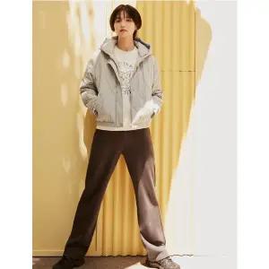 [폴햄](타임스퀘어점리빙관)여성) 기모 플리스 스트레이트 팬츠 4PT2008