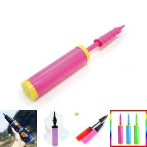 (핑크색) 손펌프 국내 생산 /미니/공/휴대용/에어/펌프//비치볼/고무/호일/풍선/튜브/소형/공기/주입기