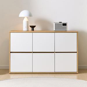 우아미가구 아쿠 스퀘어 2단 속깊은 와이드 서랍장 1200