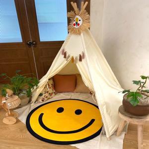 아이방 아기방 협탁 침대 원형 대형매트 러그 러그 거실 방수 사계절 대형 식탁 아이방