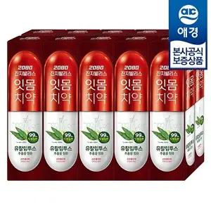 [애경][비밀] 2080 유칼립투스 진지발리스 치약 150g x10개