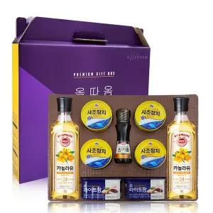사조 안심특선 선물세트 C30호, 5세트 (카놀라유+사조참치+참기름+라이트팜)