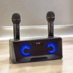 비즈 블루투스 스피커 듀얼마이크 노래방 가정용 강의용 K1010C