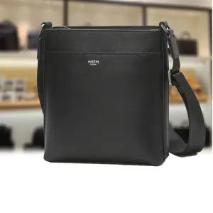 [헤지스](대구신세계)블랙 단색 가죽 크로스백 HJBA4F891BK