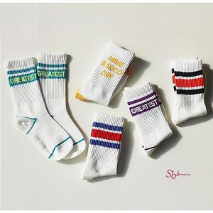 유아동양말 여아 초등학생 하얀색 등교 키즈 스포티한 데일리 어린이 남아 패션 주니어 아기 초등생 남자op