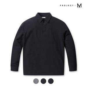 [프로젝트엠] 남성 풀오버 오픈카라 셔츠_EPD3WC1332