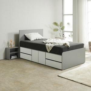 KJP  가구산책 중도어 서랍침대 SS 매트미포함 H5417