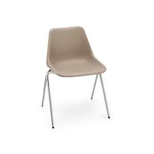 [엑스투](대구신세계)HILLE 힐레 Polyside Chair 폴리사이드 체어 샌드 쉘/크롬 프레임