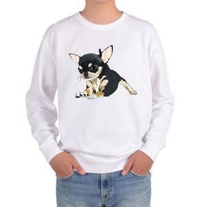 [JHP7S0SR_51]맨투맨 아동맨투맨 강아지 치와와 나의 친구