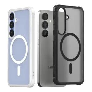 아라리 갤럭시S25 케이스 맥세이프 마그네틱 범퍼 듀플 M 아머