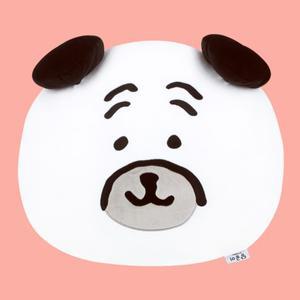 담곰이 얼굴 쿠션 퍼그 대형 인형 40cm 애착 강아지 농담곰 캐릭터