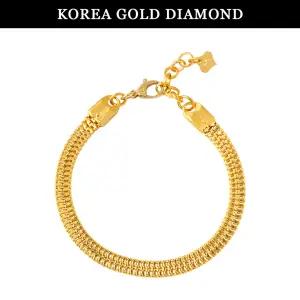 [한국금다이아몬드] 순금 24k 팔찌 여자 금 맵시 뱀 체인 11.25g