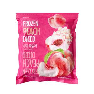 웰루츠 냉동 백도 복숭아 다이스 1kg