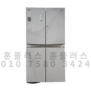 중고 냉장고 LG 디오스 화이트 매직스페이스 4도어 냉장고 910L