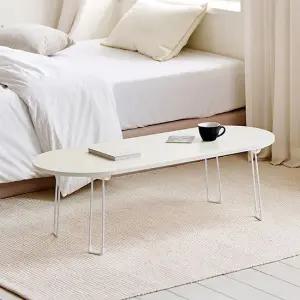 룸앤홈 더 라운드 거실 테이블 1000 접이식 소파 테이블