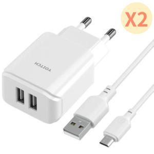 요이치 듀크 2세대 듀얼 휴대폰 충전기+5핀 케이블 X2 BNS