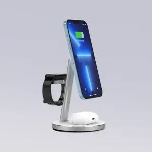 만렙 3WCC301 Qi2 3in1 맥세이프 무선 충전기 아이폰 애플워치 호환