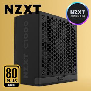 [국내정품] NZXT C1000 1000W 80PLUS 골드 풀모듈러 ATX3.1 블랙