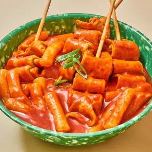 [인정식탁][귀빈정] 제천식 빨간어묵 떡볶이세트 3인분x6팩(팩당 꼬치어묵4개+말랑떡350g+소스)