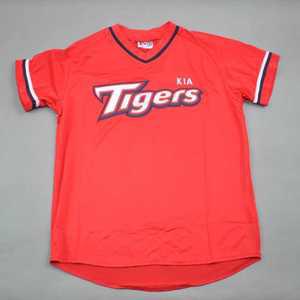 KBO야구 기아유니폼 유니폼 반소매 스포츠 어린이 제품 기아 탑 레드 야구