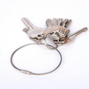 와이어링 와이어키링 키체인 열쇠고리링 200mm (3xGdC)