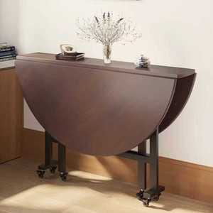 접이식 원탁 원형 회의 테이블 바퀴달린 이동식 탁자