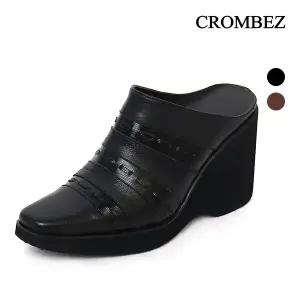 딱한족 브라운 225 굽 6cm 고고라인 슬리퍼 HO56199AI