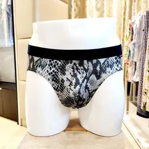 [대구백화점] [비너스]아웃밴드 뱀피무늬 남자 삼각팬티(VMP7257)