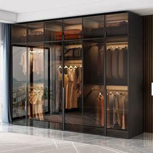 침실 유리문 옷장 북유럽 가정용 이불장 작은방