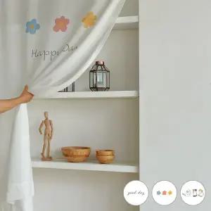 [뷰하우스]노바 패브릭 가림막 커튼 100x200cm 봉집 찍찍이 창문 가리개 방문 주방 현관