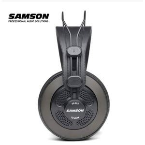 이어폰y잭 Samson SR850 모니터링 HIFI 헤드셋 소매 박스가없는 스튜디오 용 세미 백 헤드폰