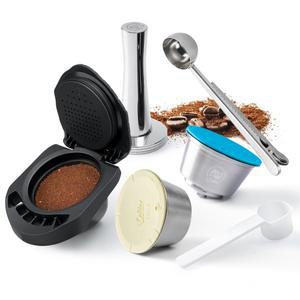 Dolce Gusto 커피 캡슐한 재사용 가능 포드 어댑터 Geino Mahcine과 호환되는 Nescafe 리필