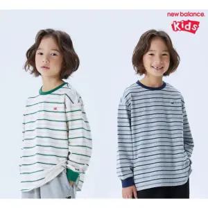 [롯데백화점]뉴발란스 Street Essential_10수 멀티 스트라이프 티셔츠 (NK9BF3207U)