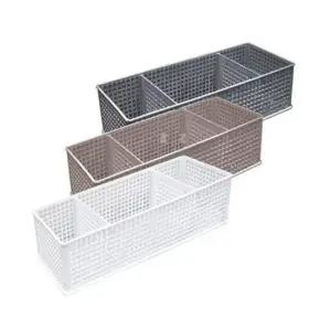 칸칸 바스켓-중 약30x12.4x8.3cm)칸막이 분리가능 블럭형 다용도바구니 다용도바스켓 수납정리함