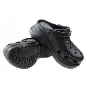 [크록스](하남점)[여성용] 베이 클로그 206302-001 크록스 샌들 슬리퍼 지비츠 데일리 플랫폼 블랙