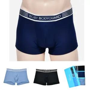 보디가드 부드러운 착용감 남성 드로즈 사각팬티 세트 3매입 언더웨어