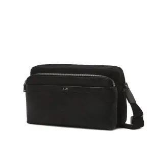 [닥스](강남점)DBBA5F451BK[25FW]블랙 로고장식 가죽 크로스백