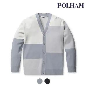 [폴햄][폴햄] 남성 세미오버핏 버드아이 패턴 가디건_PHD4EC1020