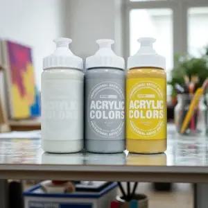 펄 글리터 아크릴물감 금색 골드 대용량 반짝이 메탈 유리물감