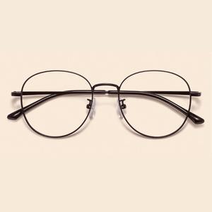 가벼운 베타티타늄 라운드 안경테 남자 여자 공용