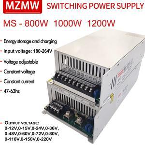 MZMW 스위칭 전원  장치 800W 1000W 0-12V 15V 24V 36V 48v 60V 72V 80V 110V 220V AC DC 전압  SMPS