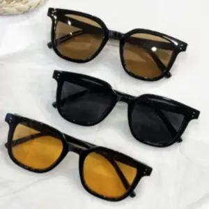 가져유 파티 소품 선글라스 생일 안경 뿔테 남여공용 패션 사각 자외선차단 컬러