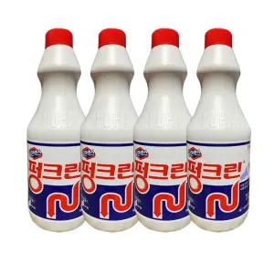 유한 펑크린 1L 4개 배수구세정제 액체 뚫어뻥