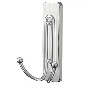 3M 부착식 주방 욕실 수건 옷 걸이 더블 행거 벽부착/도어/후크/벽걸이/무타공/수납/접착식/고리/접착/벽면